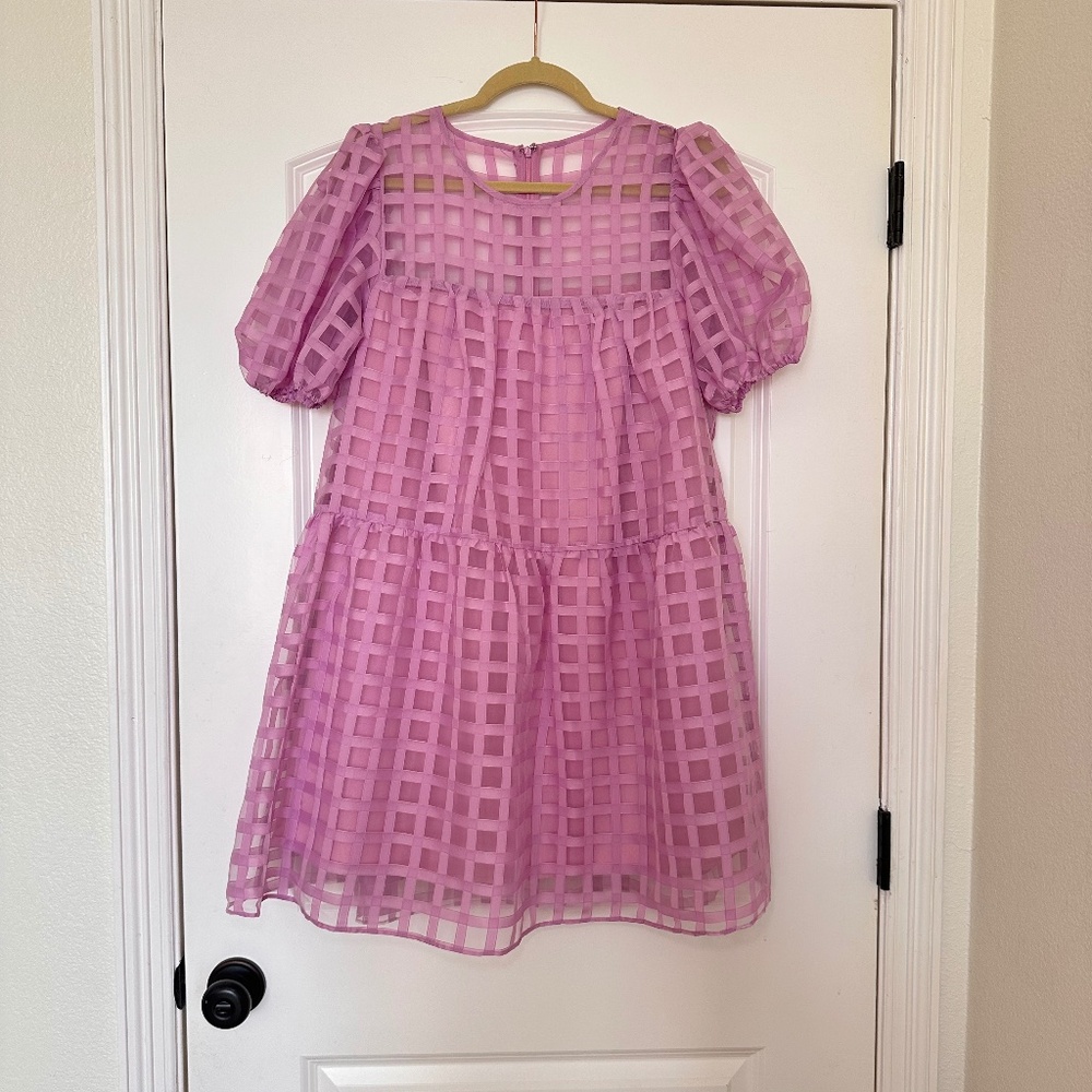 Lavender Baby Doll Dress